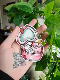 Jewelry Box Sticker