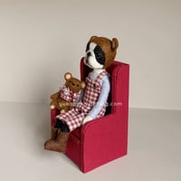 Image 2 of Boston Bear Doll - Red Chair: A