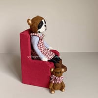 Image 2 of Boston Bear Doll - Red Chair: B