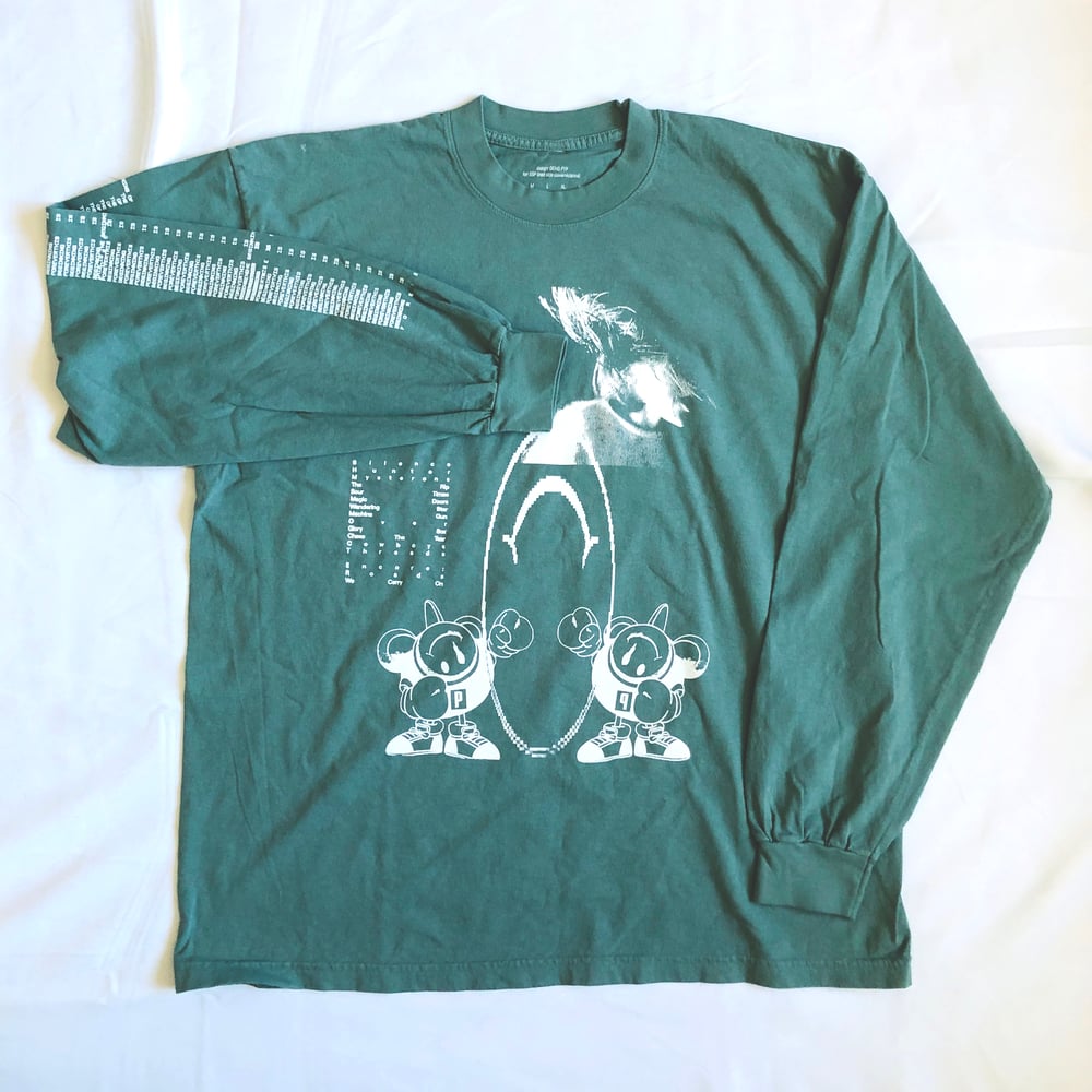 Image of MELS ONE Forever (P_rtishead) Long-Sleeve t-shirt (6.5oz, seafoam)