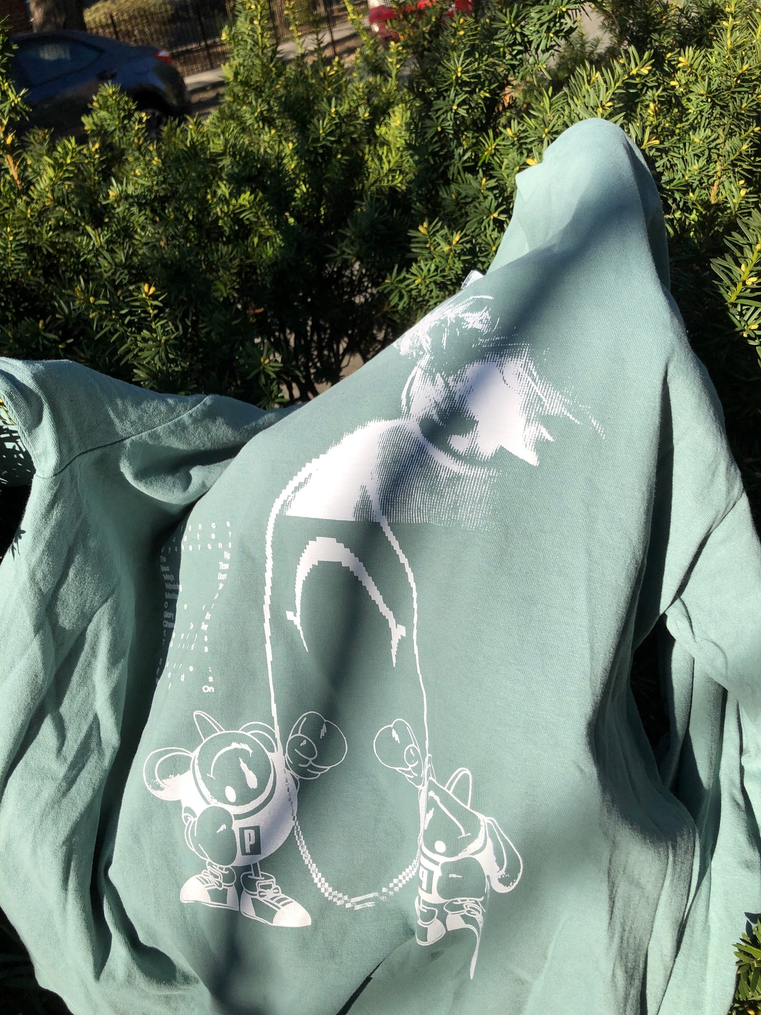 Image of MELS ONE Forever (P_rtishead) Long-Sleeve t-shirt (6.5oz, seafoam)