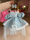 Esmeralda baby blue dress