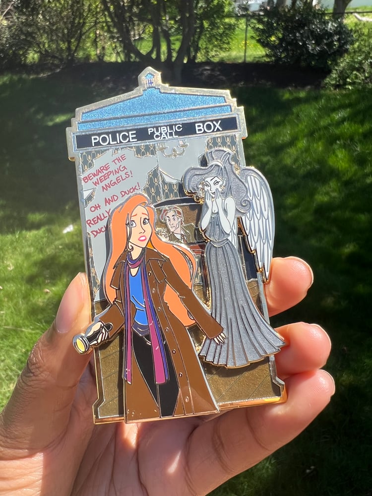 Image of Tardis Pins: Blink major  FLAWED extras
