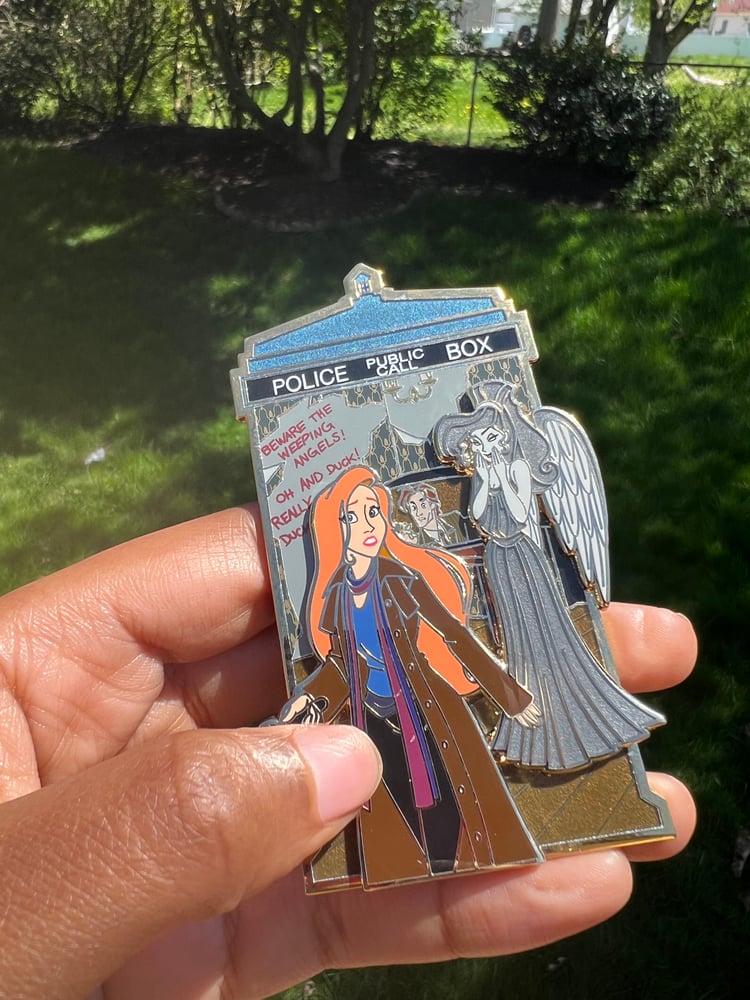 Image of Tardis Pins: Blink major  FLAWED extras