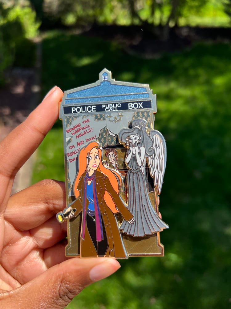 Image of Tardis Pins: Blink major  FLAWED extras