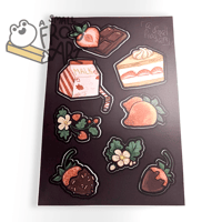 Image of Variety Strawberries | Die Cut Sticker Sheet
