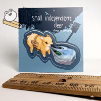 Image of Small Independent Deer Stickers