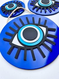 Image 2 of EVIL EYE PLAQUE LASER CUT FILE