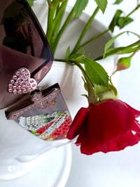 Image 4 of 🎀 ANGEL CAPSULE 🎀 ED HARDY 2000S CRYSTAL HEART & SKULL MASK