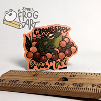 Image of Cranberry Ball Pit | Die Cut Sticker