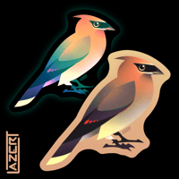 Image 1 of Waxwing - Stickers