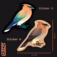 Image 2 of Waxwing - Stickers