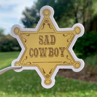 Sad Cowboy Sticker