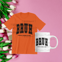 Image 2 of BRUH - Formerly Known as Mom Tshirt & Matching Mug - Mother's Day Gifts 