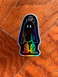 Cowboy Ghost Holographic Sticker