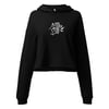 Skateboard Skeleton Crop Hoodie