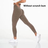 Image 1 of Elevate High Waist Leggings- Brown 