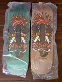Image 1 of 2 PAK - MIKE VALLELY SKATEBOARD DECK - NEW DEAL MAMMOTH 