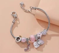 Image 4 of Love Hearts Charm Bracelet 