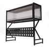 2 Tier Dish Drying Rack Over Sink Shelf Stainless Steel Kitchen Organizer Stand & Space Saver