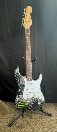 Image 2 of MONSTER Energy - SQUIER BULLET by Fender Electric Guitar NEW in FACTORY BOX