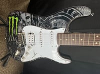 Image 1 of MONSTER Energy - SQUIER BULLET by Fender Electric Guitar NEW in FACTORY BOX