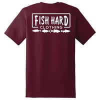 Image 2 of Fish Hard Clothing Logo T-Shirt