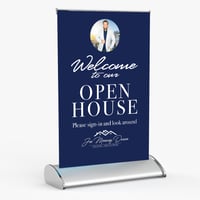 Image 1 of Table Top Banner Stand