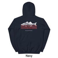 Image 3 of Hoodie - Robalo Red Wave 