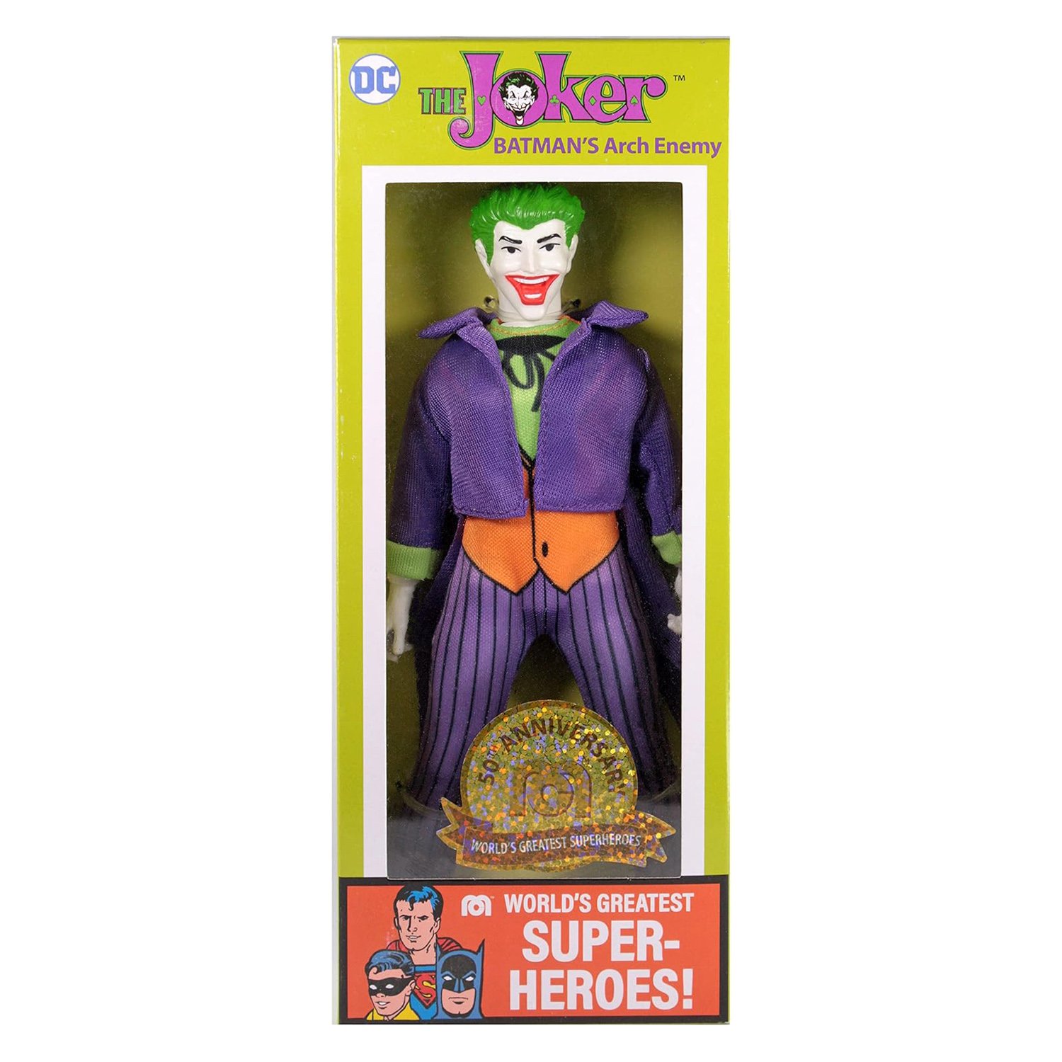 DC Comics Mego The Joker 8" Action Figure (50th Anniversary)