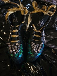 Image 2 of YRU Women's Blue and Green Boots