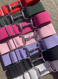 Image 1 of 2" Solid Elastic Bit Belts