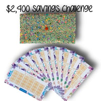 Image 1 of Chunky Glitter Savings Challenge
