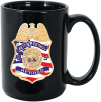 Image 3 of U.S. FLAG BADGE RETIRED COFFEE MUG