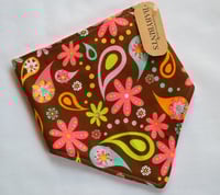 Retro Paisley Bandana Bib