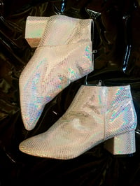 Image 1 of Glam Space Chunky High Heel Ankle Boots