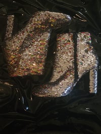 Image 1 of Sequin  Ankle Boots