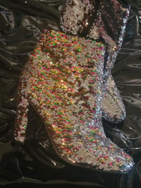 Image 3 of Sequin  Ankle Boots