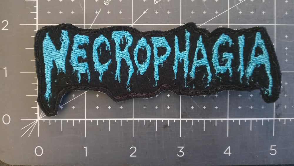 Necrophagia (band) embroidered patch (choose color)