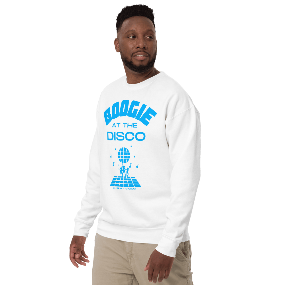 Image of WHITE SWEATER/CREW NECK