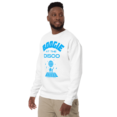 Image of WHITE SWEATER/CREW NECK