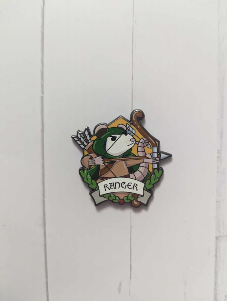 Image of 1.5" Ranger RPG Possum Enamel Pin