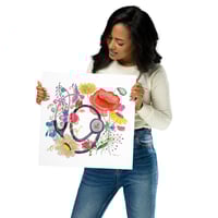 Image 7 of Blooming Stethoscope - Poster Print