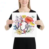 Image 13 of Blooming Stethoscope - Poster Print