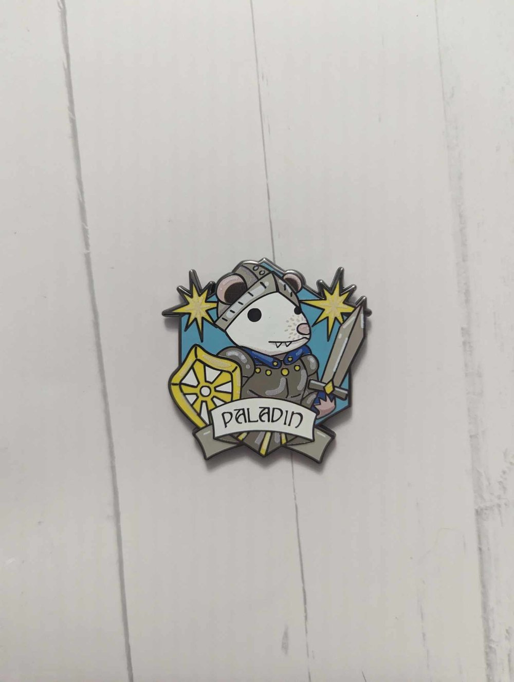 Image of 1.5" Paladin RPG Possum Enamel Pin