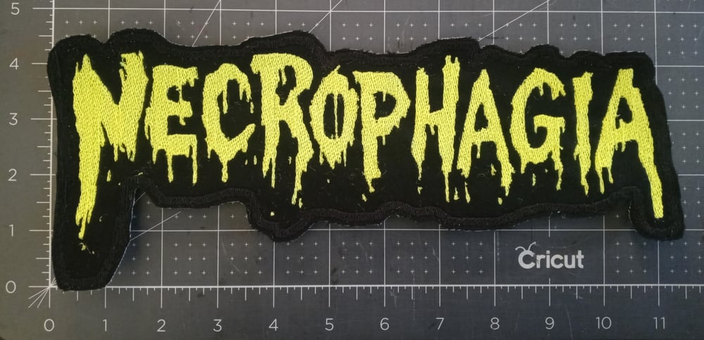 Necrophagia embroidered back patch 