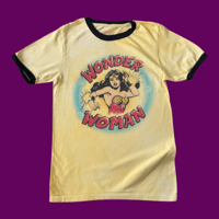 Image 1 of Golden Collection - Wonder Woman Ringer T-Shirt (S)