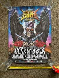 Image 3 of Guns N' Roses - Revolver Golden Gods Poster 2014 - 18"x24" - RARE