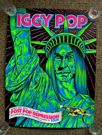 Image 3 of IGGY POP Poster/Screen Print 2016 Pale Horse Designs Post Pop Depression MINT