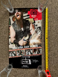 Image 3 of Signed ZAKK WYLDE 12x24 inch Poster Ozzy Guitarist Zakk Wylde Black Label